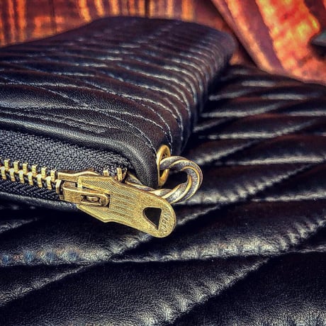 BACK DROP Leathers / ZIPWALLET(ツイストリング付き）