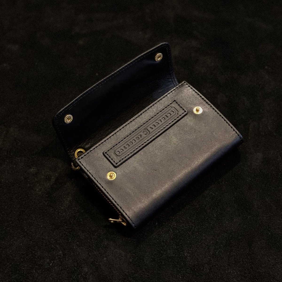 BACKDROP Leathers / MIDDLE BILL WALLET | GOLDRU
