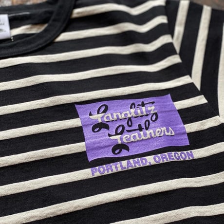 Langlitz Leathers / Border Short Sleeve T-shirt(Type-O)