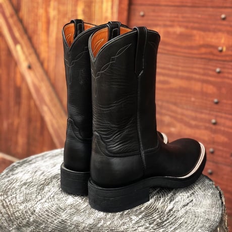 RIOS of MERCEDES / Crepe Roper Boots (BLACK/BLACK)