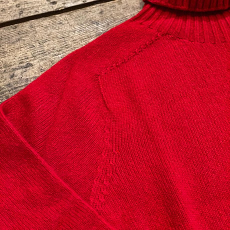 Harley Of Scotland / LAMBS WOOLPOLO NECK SWEATER