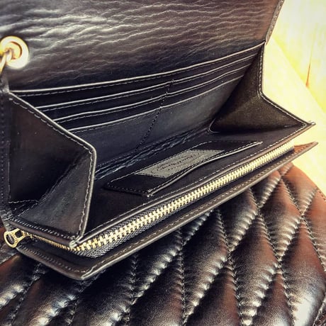 BACK DROP Leathers / LONG BILL WALLET