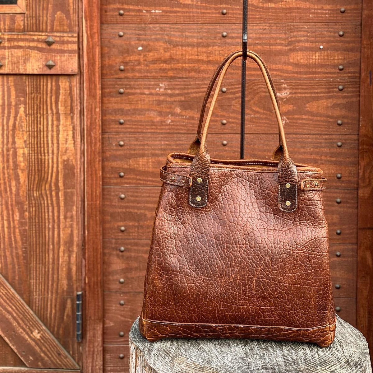 CORONADOLEATHER / AMERICAN BISON TOTE | GOLDRUS CORONADOLEATHER / AMERICAN BISON TOTE | GOLDRUS
