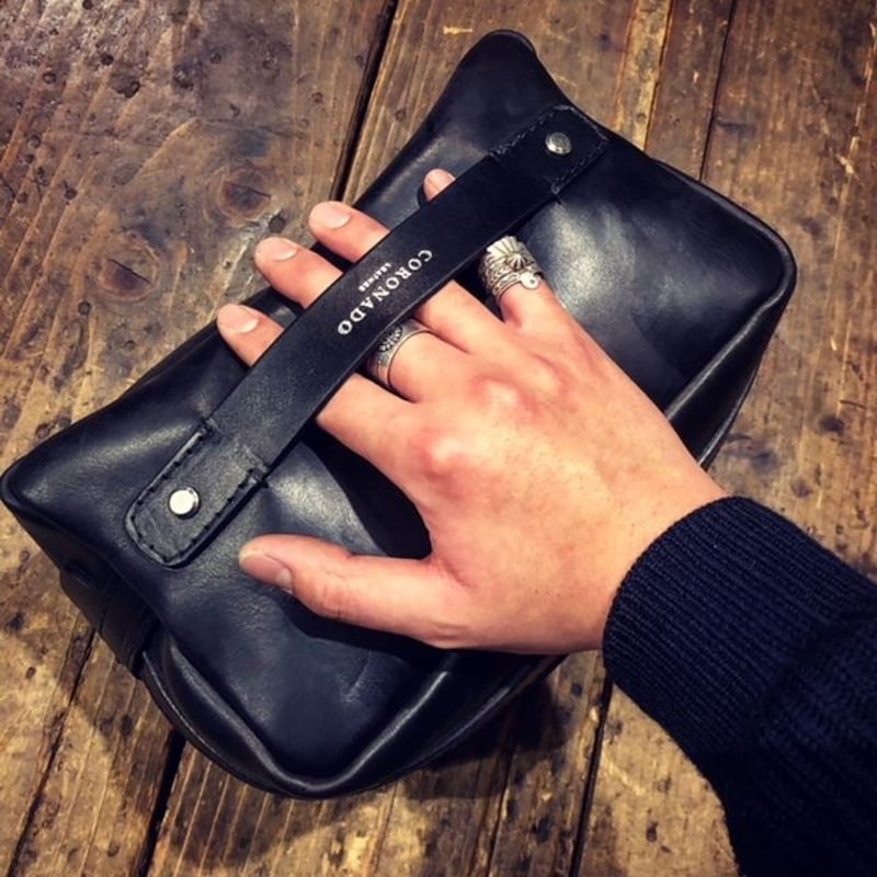 CORONADO LEATHER / CHROMEXCEL POUCH | GOLDRUSH