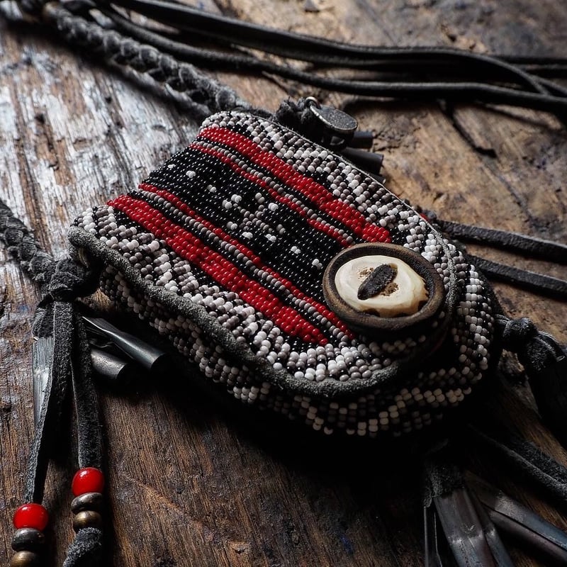梟唄OWLSONG / DEER LEATHER PENDANT BAG | GOLDRUSH