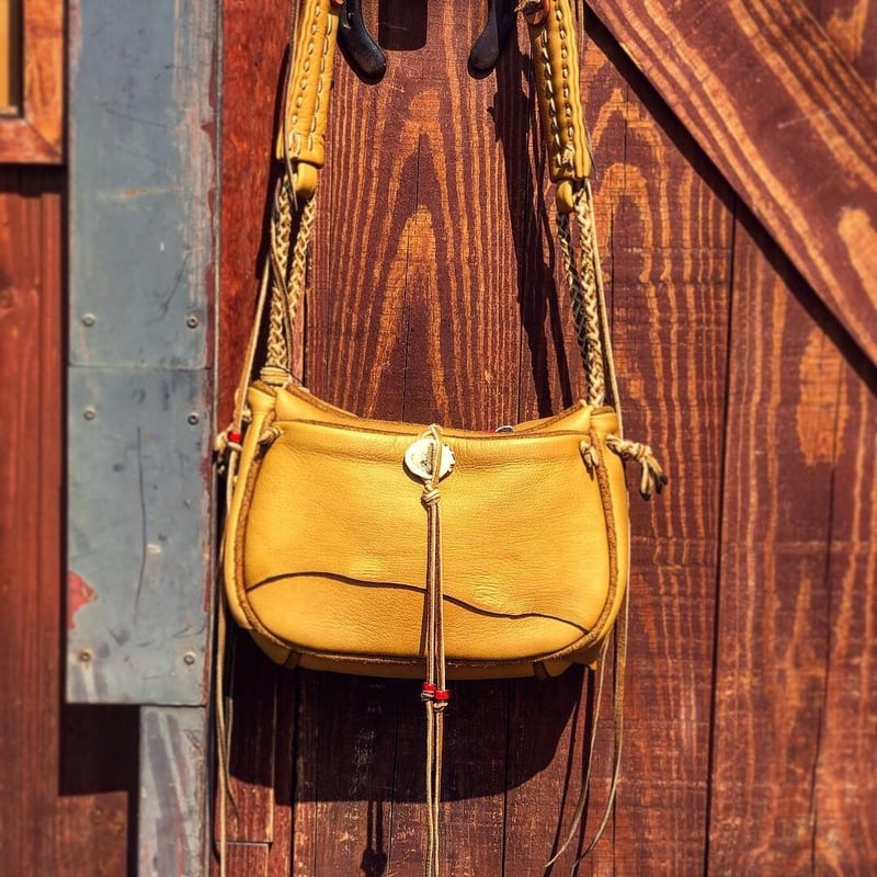 梟唄OWLSONG/ DEER LEATHER SHOULDER BAG | GOLDRUSH