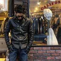 DEER HORN SMITH'S / EZO DEER LEATHER SHIRT