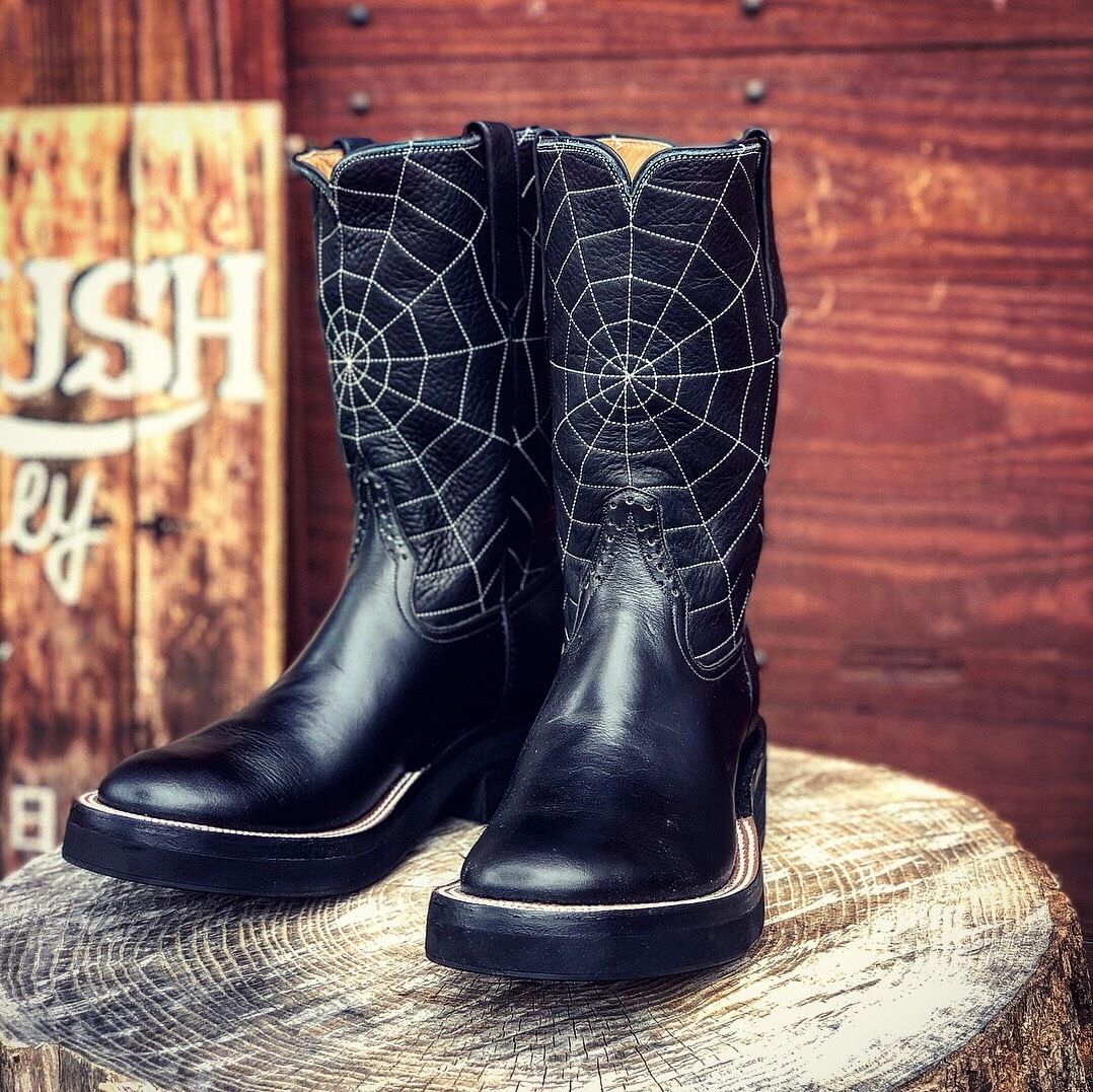 リオスオブメルセデス　ローパーブーツ RIOS OF MERCEDES リオスオブメルセデス ROPER BOOTS ORANGE GREEN