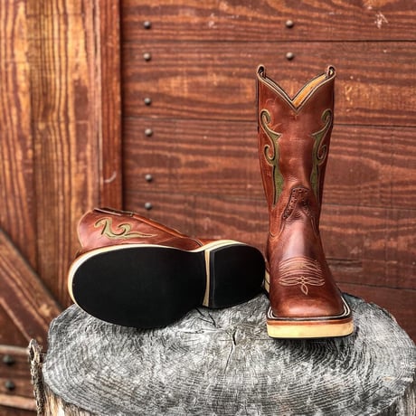 RIOS of MERCEDES / Crepe Roper Boots (CHOCO/CHOCO)