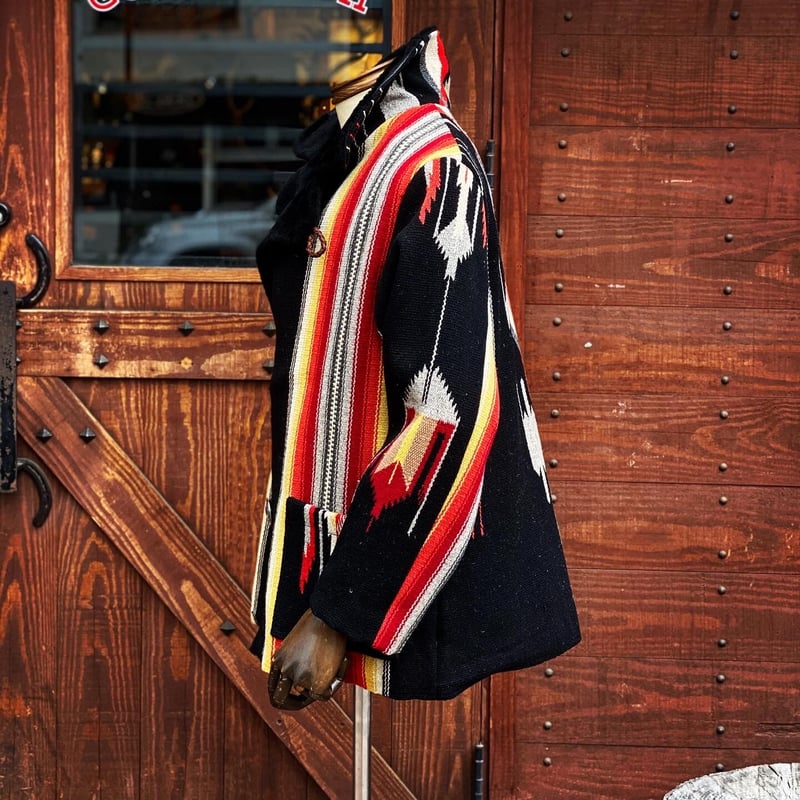 ☆超特大☆Vintage Chimayo Rug ビンテージ チマヨラグ 198cm×125cm 白色