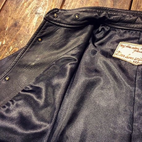 DEER HORN SMITH'S / EZO DEER LEATHER SHIRT