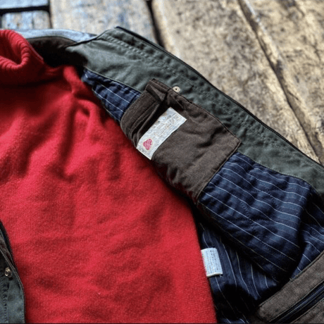 BiburyCourt / Waxedcotton fieldjacket