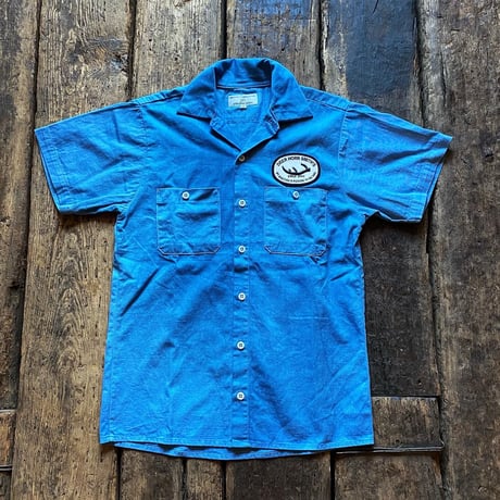 DEER HORN SMITH'S / SHORT SLEEVE WORK SHIRT (INDIGO)