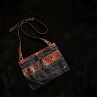 Biburycourt / WAXED COTTON SACOCHE
