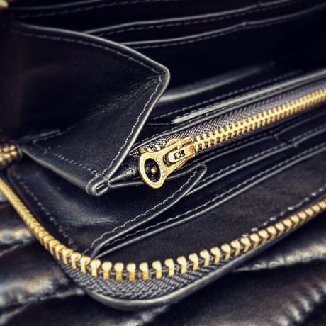 BACK DROP Leathers / ZIPWALLET(ツイストリング付き）