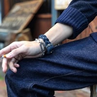 DEER HORN SMITHS / EZO DEER LEATHER BRACELET