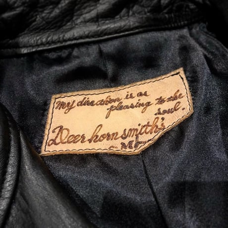 DEER HORN SMITH'S / EZO DEER LEATHER SHIRT
