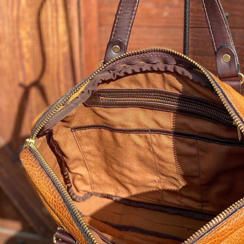 CORONADO LEATHER / AMERICAN BISON SHOULDER BRIE