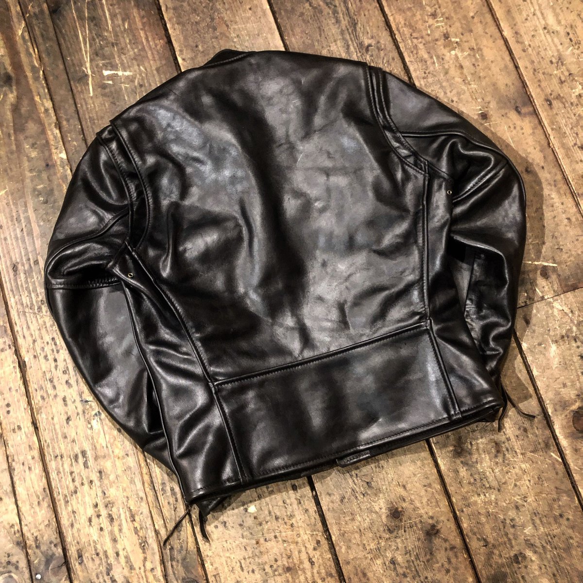 美品 AERO LEATHER エアロレザー CAFE RACER ブラウン Aero Leather / Cafe racer | GOLDRUSH ONLINE STORE