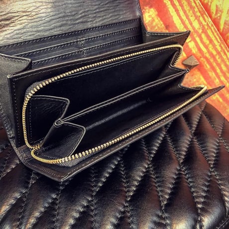 BACK DROP Leathers / LONG BILL WALLET