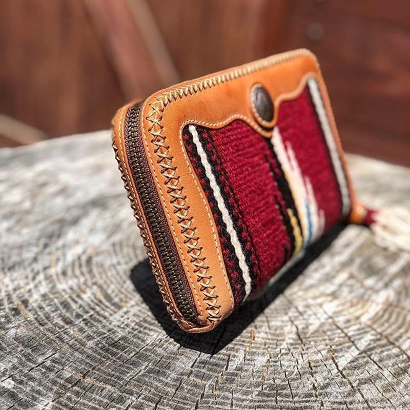 VERSACE シグネチャー ラウンドジップ ケース レッド VERSACE シグネチャー ラウンドジップ コインケース レッド