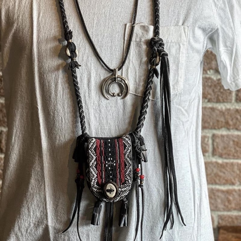 梟唄OWLSONG / DEER LEATHER PENDANT BAG | GOLDRUSH