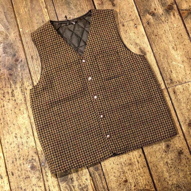 BiburyCourt / ガンクラブチェックツイードベスト | GOLDRUSH ONLIN