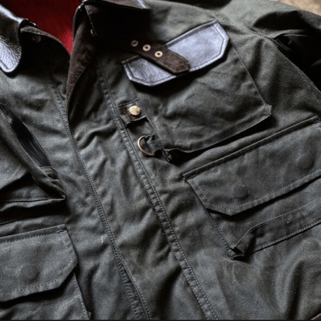 BiburyCourt / Waxedcotton fieldjacket