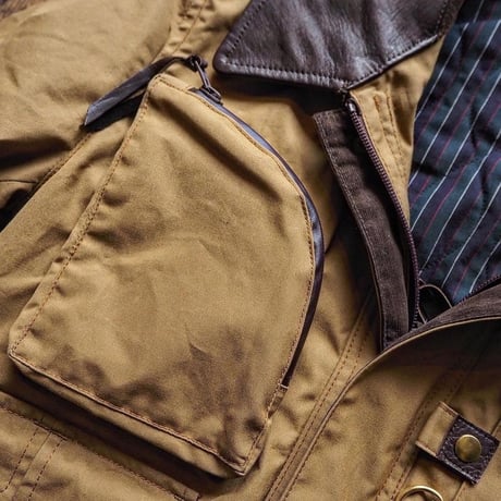 BiburyCourt / Waxedcotton fieldjacket
