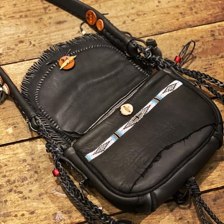 梟唄OWLSONG / DEER SKIN SHOULDER BAG(GR Specialorder)