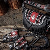 梟唄OWLSONG / DEER LEATHER BEADING BAG SETUP