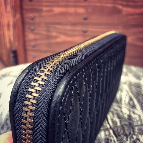BACK DROP Leathers / ZIPWALLET(ツイストリング付き）