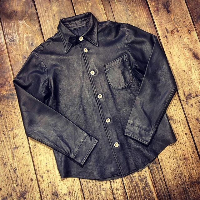 DEER HORN SMITH'S / EZO DEER LEATHER SHIRT | GO