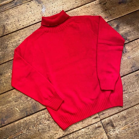 Harley Of Scotland / LAMBS WOOLPOLO NECK SWEATER