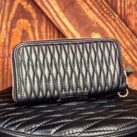 BACK DROP Leathers / ZIPWALLET(ツイストリング付き）