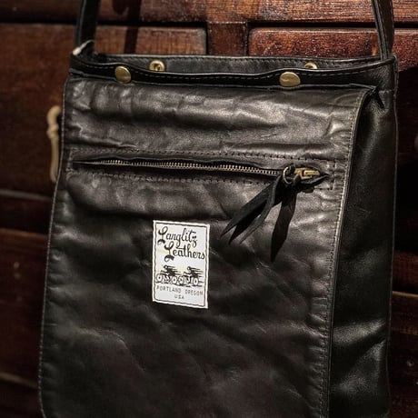 LanglitzLeathers /( Lining付き)Small Adjust Flap Postal Pouch