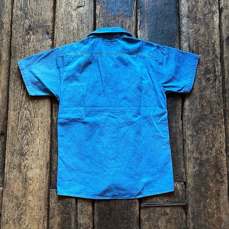 DEER HORN SMITH'S / SHORT SLEEVE WORK SHIRT (INDIGO)