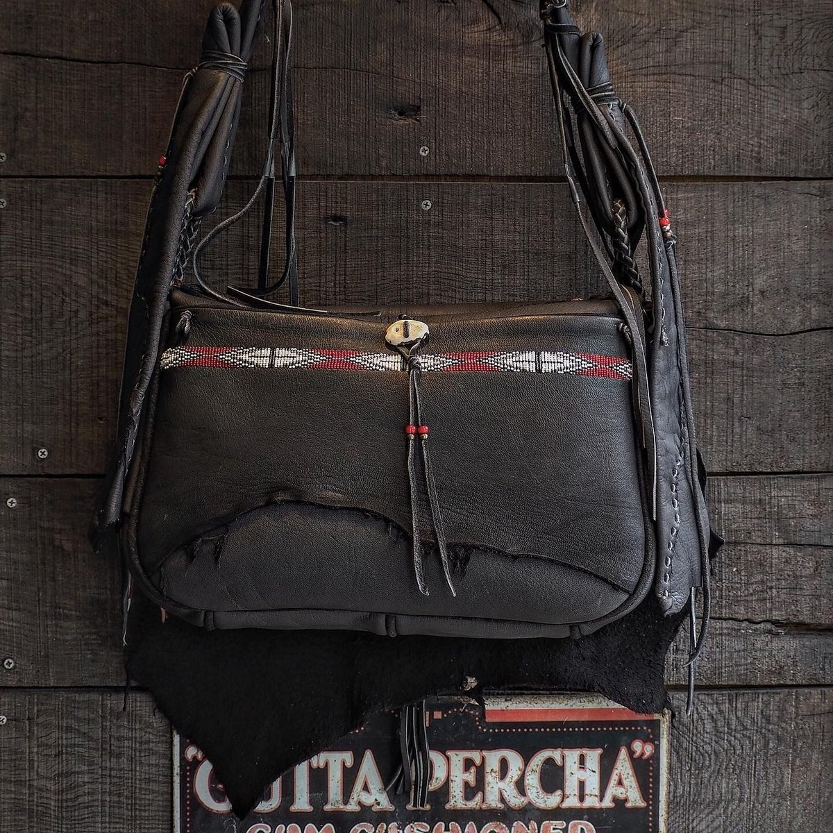 梟唄OWLSONG / DEER LEATHER SHOULDER BAG (GR-Speci