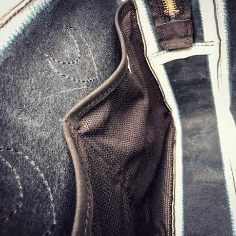 DEER HORN SMITH'S / Brief Case (Natural Indigo)