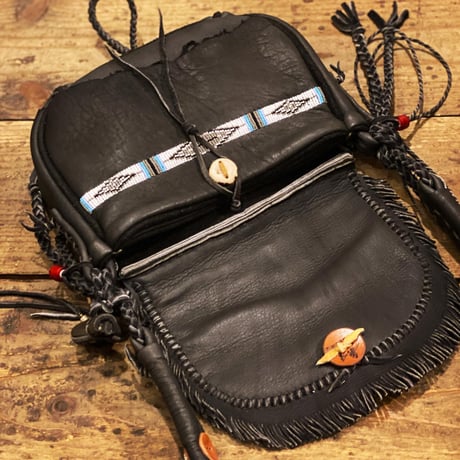 梟唄OWLSONG / DEER SKIN SHOULDER BAG(GR Specialorder)