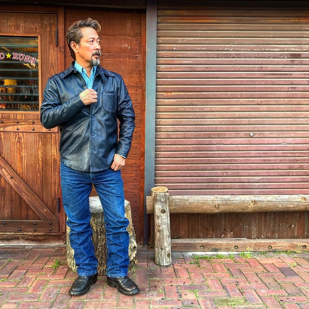 DEER HORN SMITH'S / EZO DEER LEATHER SHIRT | GO