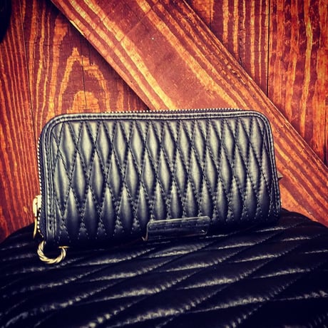 BACK DROP Leathers / ZIPWALLET(ツイストリング付き）