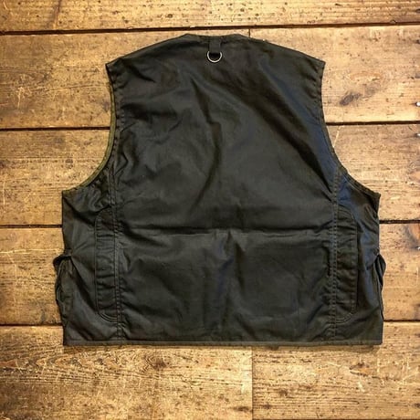 BiburyCourt / Waxed cotton fishing vest