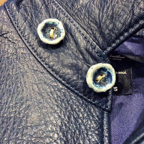 DEER HORN SMITH'S / EZO DEER LEATHER SHIRT