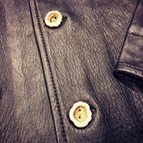 DEER HORN SMITH'S / EZO DEER LEATHER SHIRT