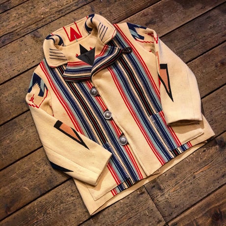 EarthSpirit original / CHIMAYO RUG JACKET(40's vintagerug)