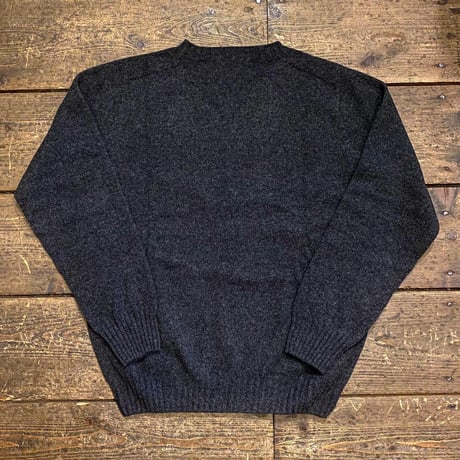 Harley Of Scotland / LAMBS WOOL CREW NECK SWEATER