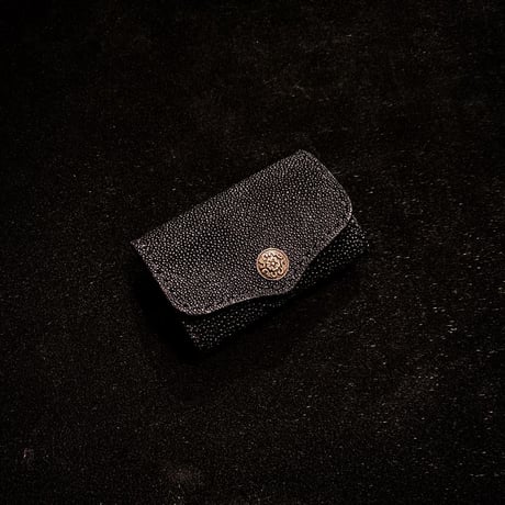 FUNNY / BOX COINCASE  "STINGRAY"  (BLACK)