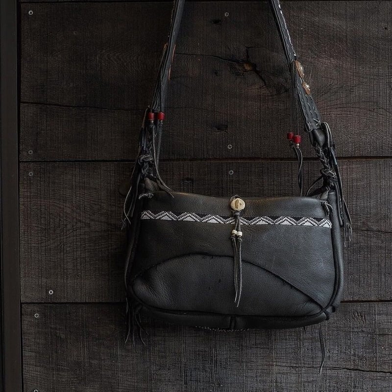 梟唄OWLSONG/ DEER LEATHER SHOULDER BAG 鹿革 梟唄OWLSONG/ DEER LEATHER SHOULDER BAG (GR Speci