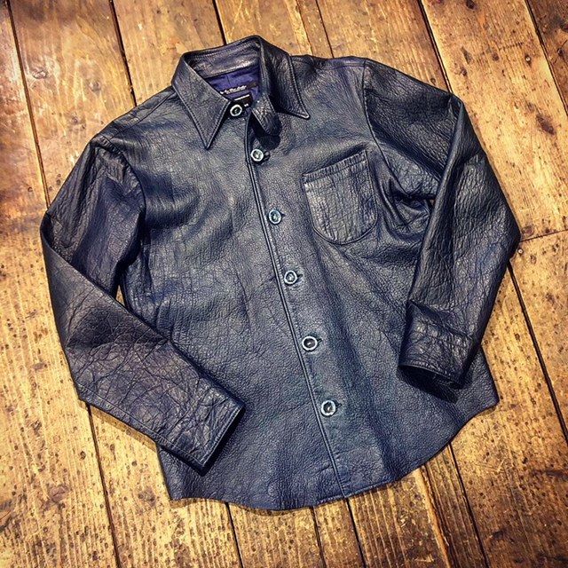 DEER HORN SMITH'S / EZO DEER LEATHER SHIRT | GO